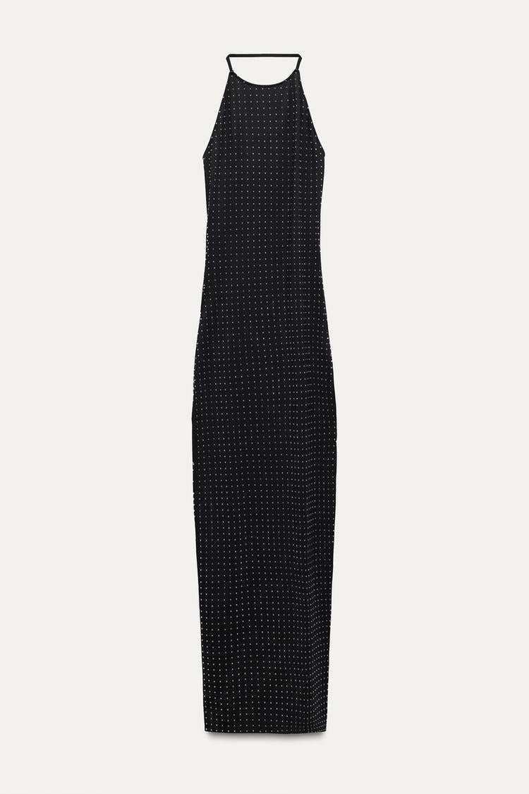 Halter™ | Rhinestone Elegance Dress