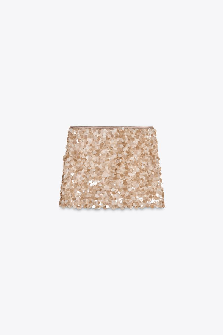 Cleo™ | High-Waisted Sequin Skirt