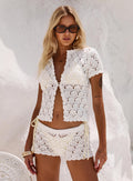 Allegra™ | Ivory Crochet Co-ord Set