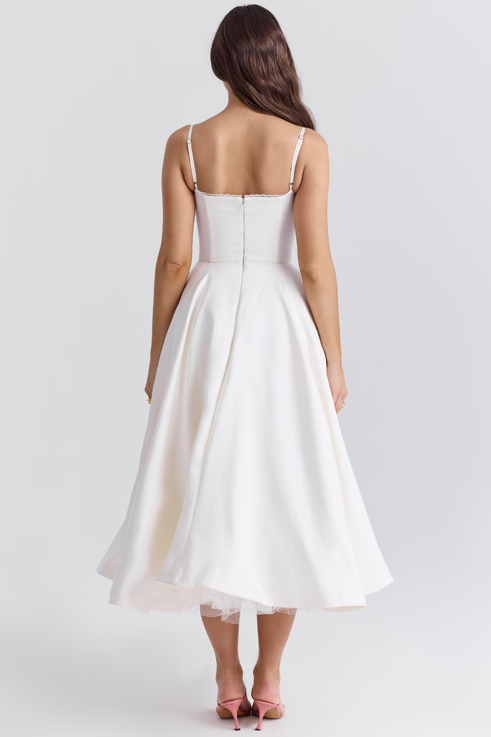 Alina™ | Corset Midi Dress