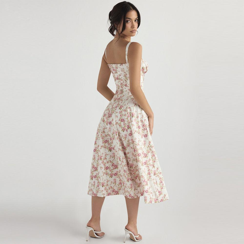 Anirel™ | Elegant Midi Dress