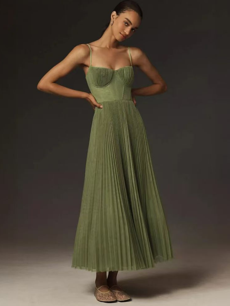 Jasira™ | Romantic Pleated Dress
