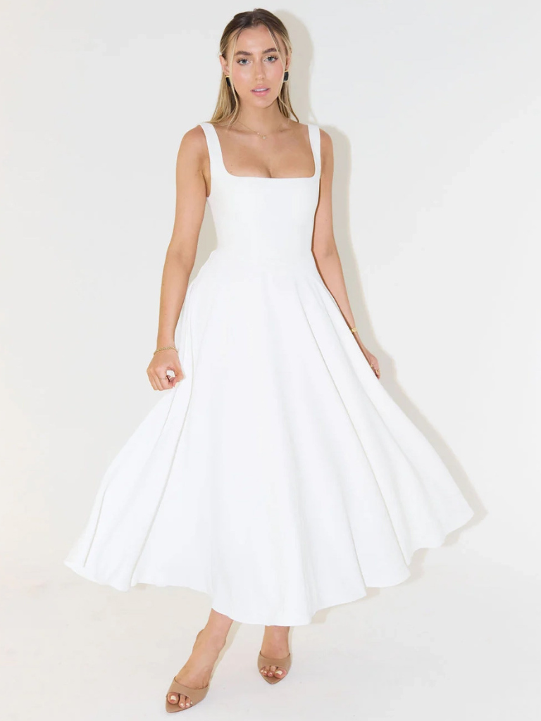 Fioren™ | Graceful Midi Dress