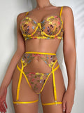 Margherita | Set di lingerie francese da 3 pezzi
