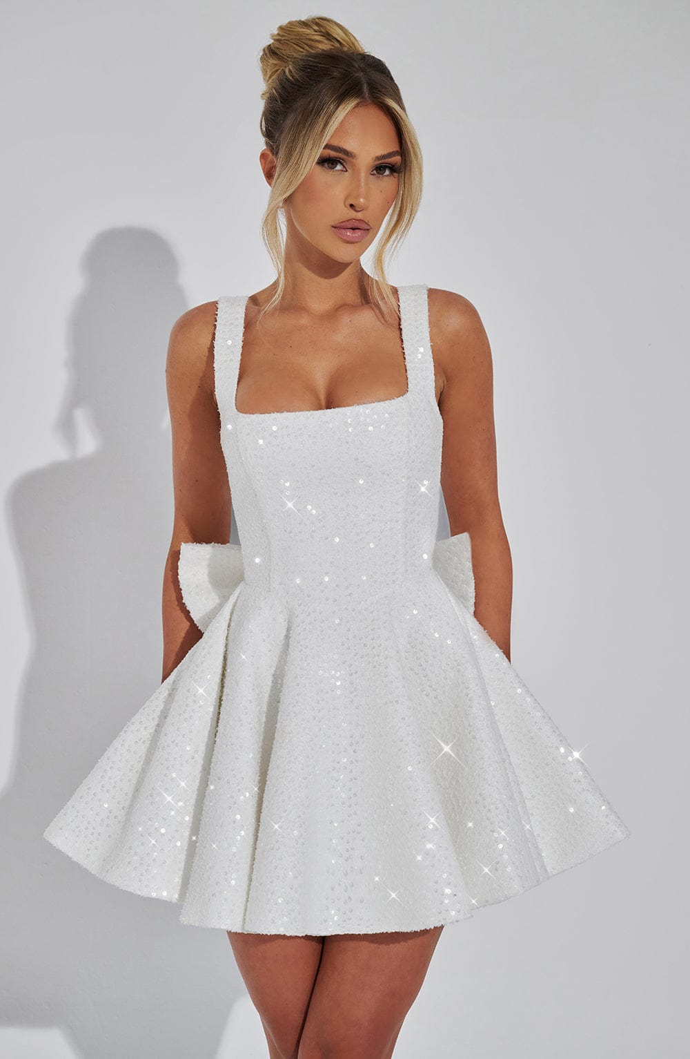 Luniva™ | Bow Tie Mini Dress