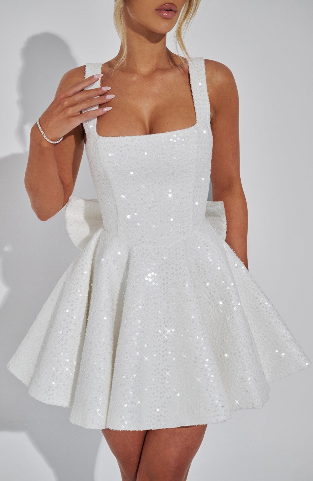 Luniva™ | Bow Tie Mini Dress