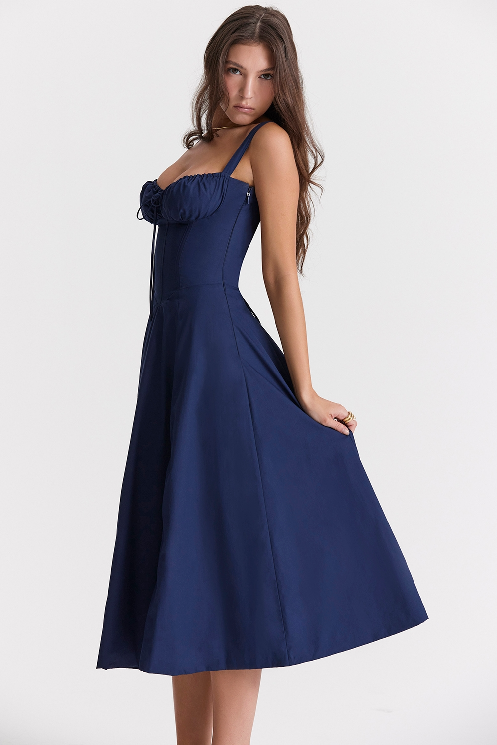 Vivienne™ | Romantic Corset Midi Dress