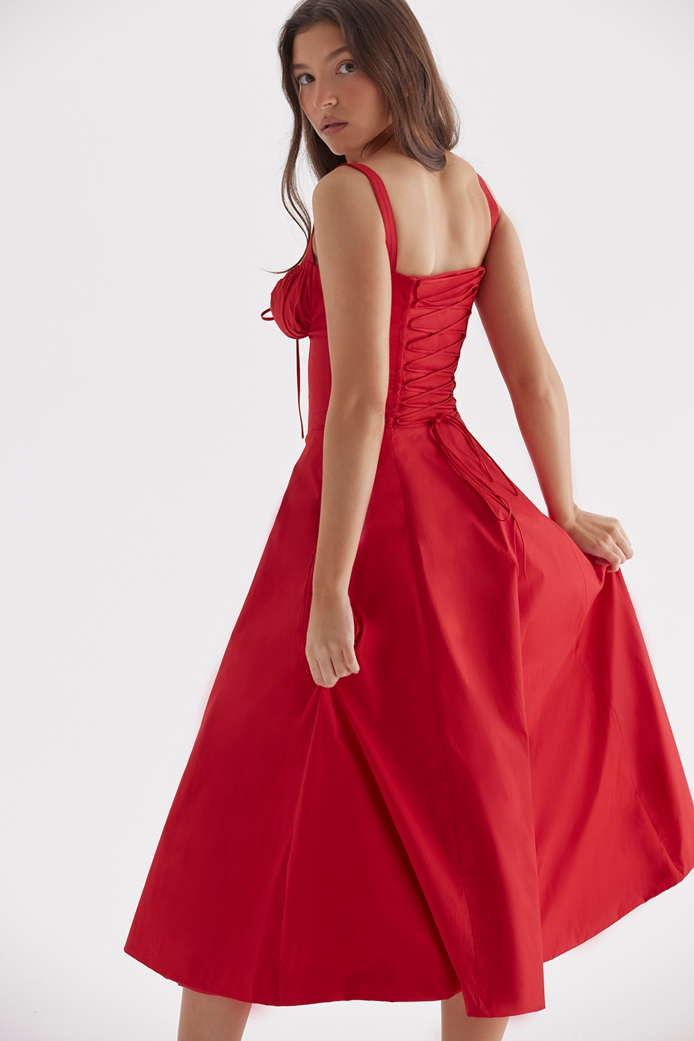 Vivienne™ | Romantic Corset Midi Dress