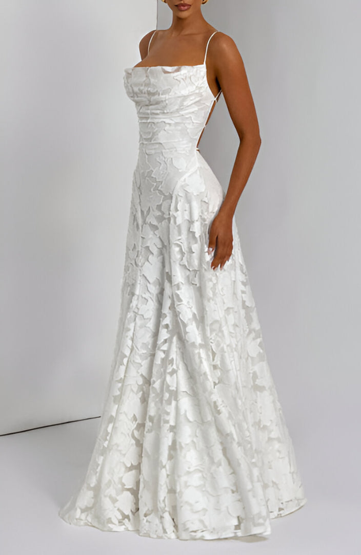 Francisa™ | Lace Corset Maxi Dress
