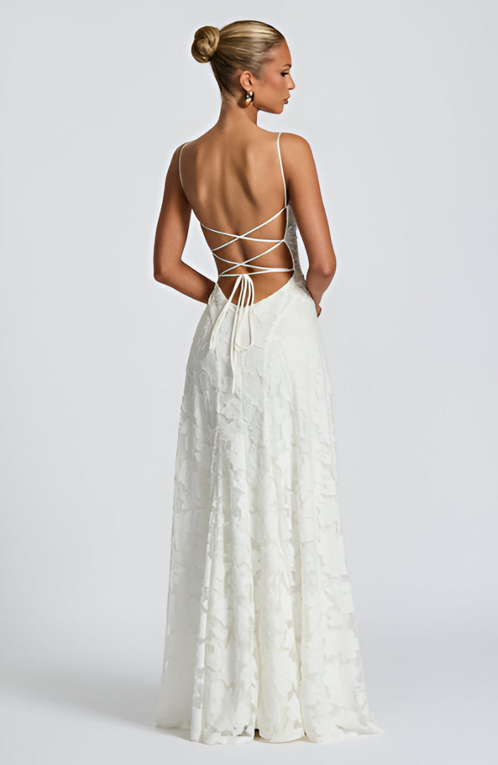Francisa™ | Lace Corset Maxi Dress