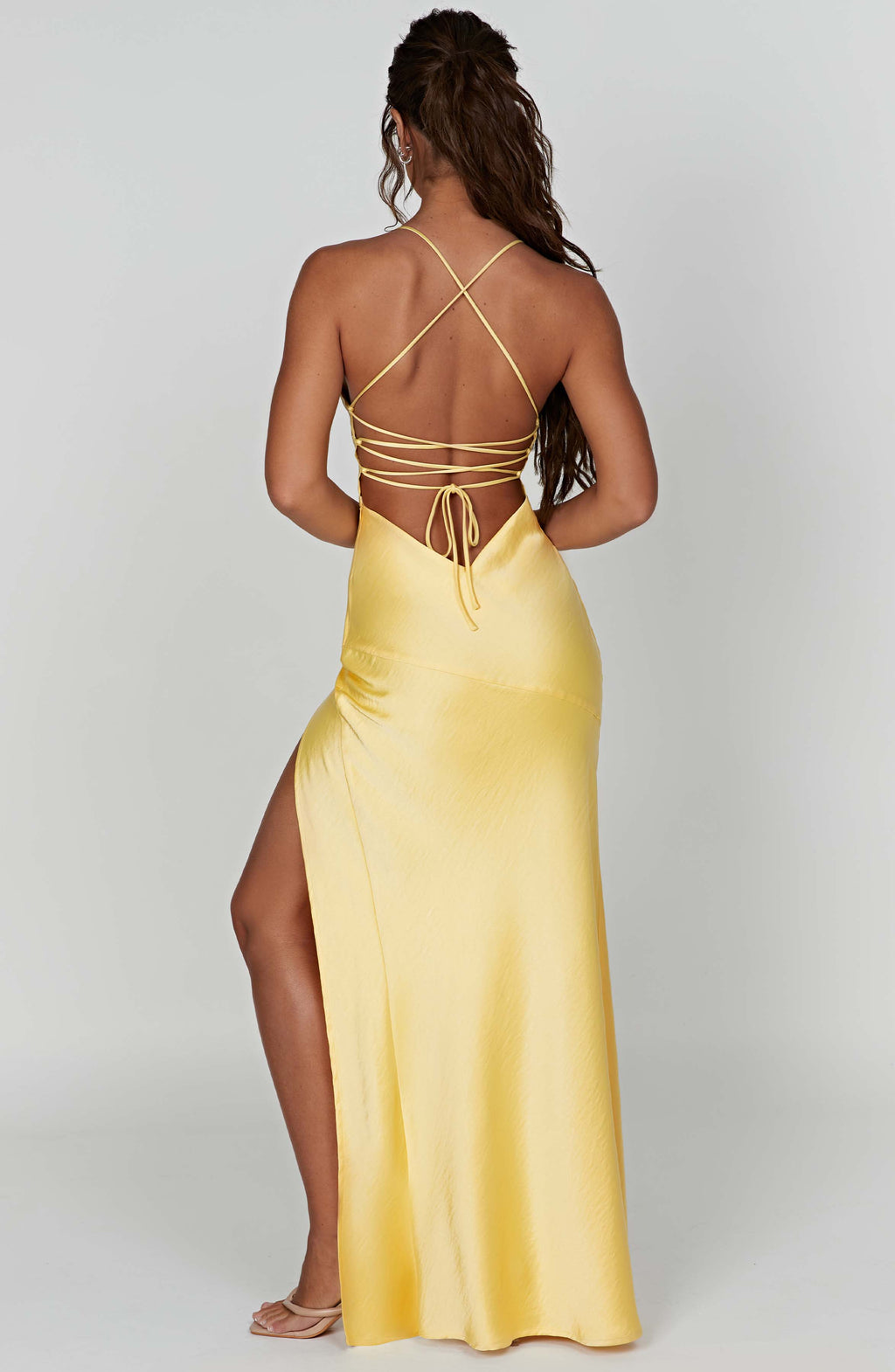 Meliva™ | High Split Maxi Dress