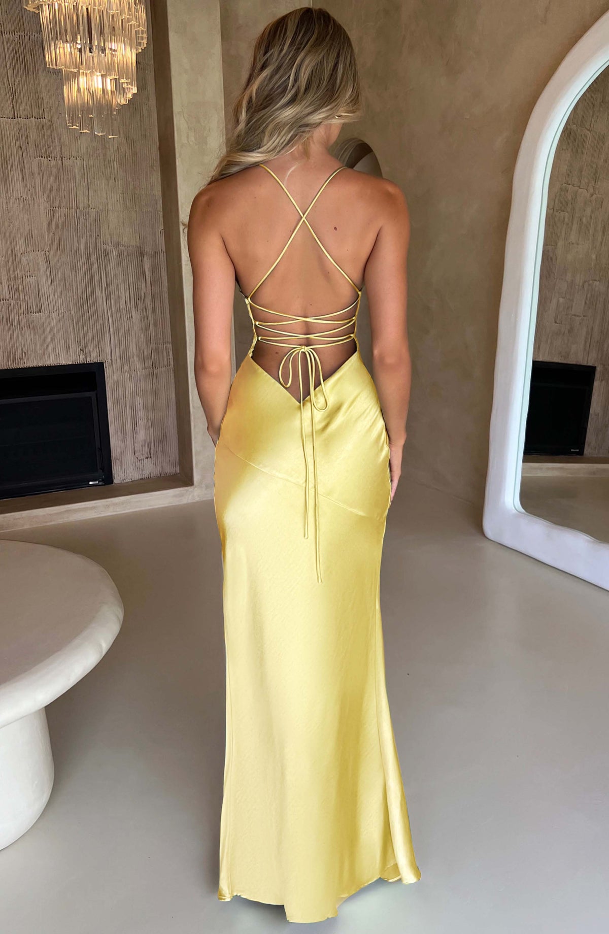 Meliva™ | High Split Maxi Dress