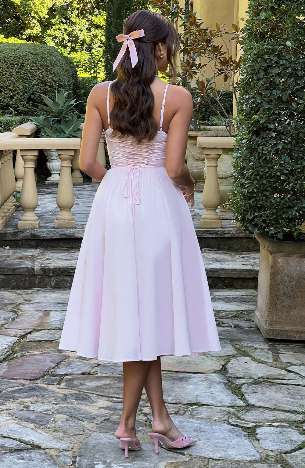 Grace™ | Corset Midi Dress